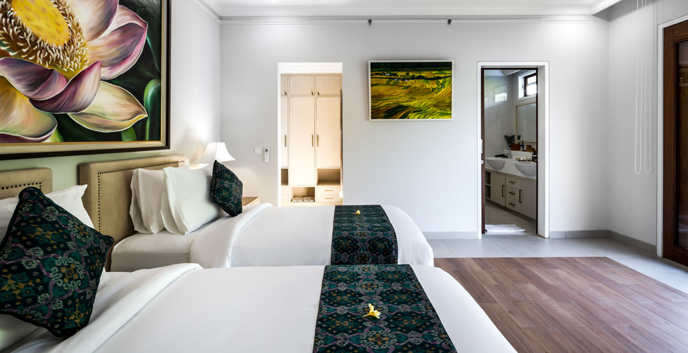 Pala Ubud - Villa Seraya A - Restful guest bedroom